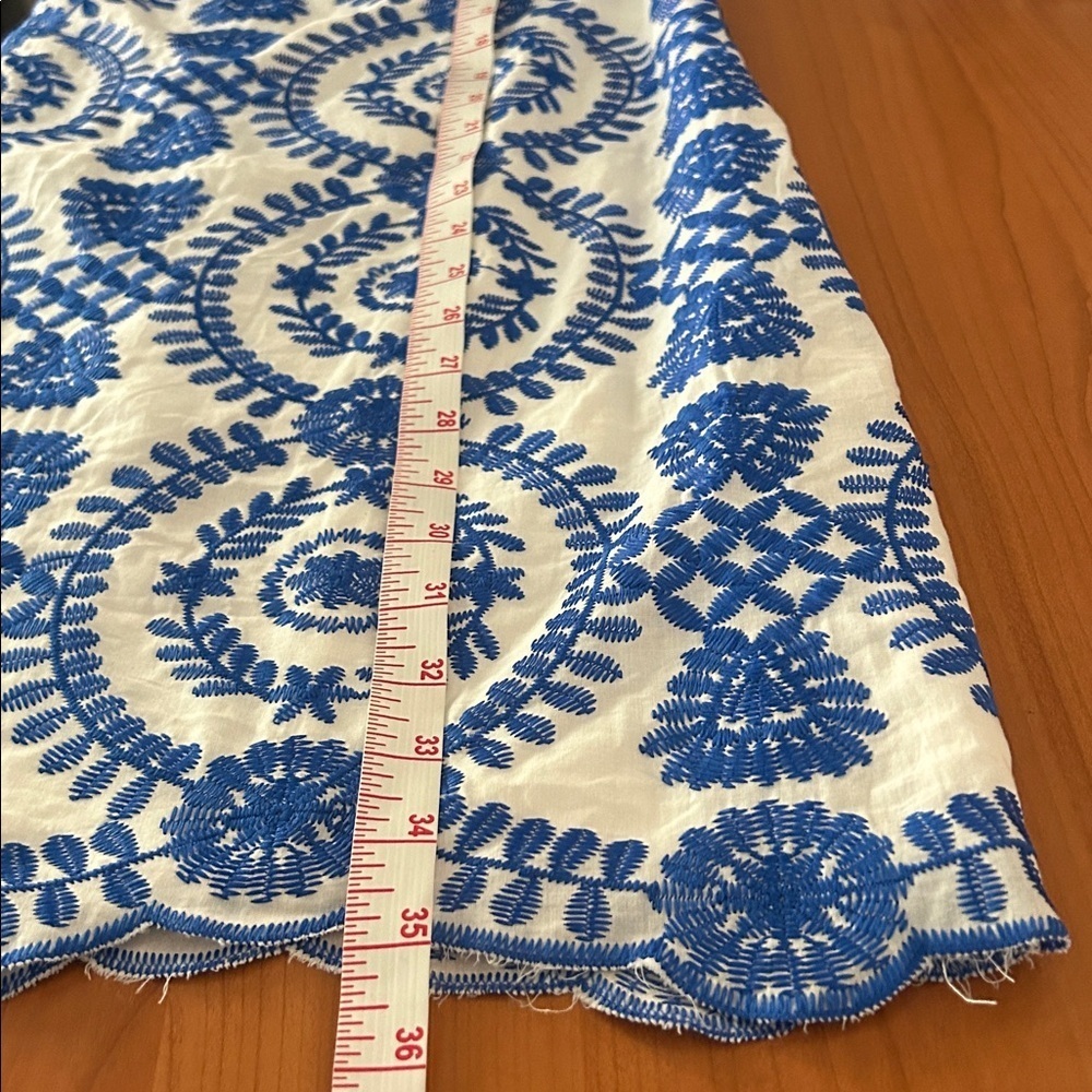 NWOT Jessica Howard Floral Blue and White Dress - Picture 15 of 16